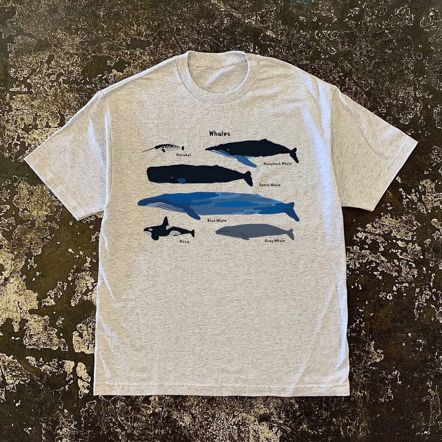 Loose Fit Cotton T-Shirt Double Thread Pure Cotton Short Sleeve Retro Style for Men and Women Comfortable Breathable Summer Top