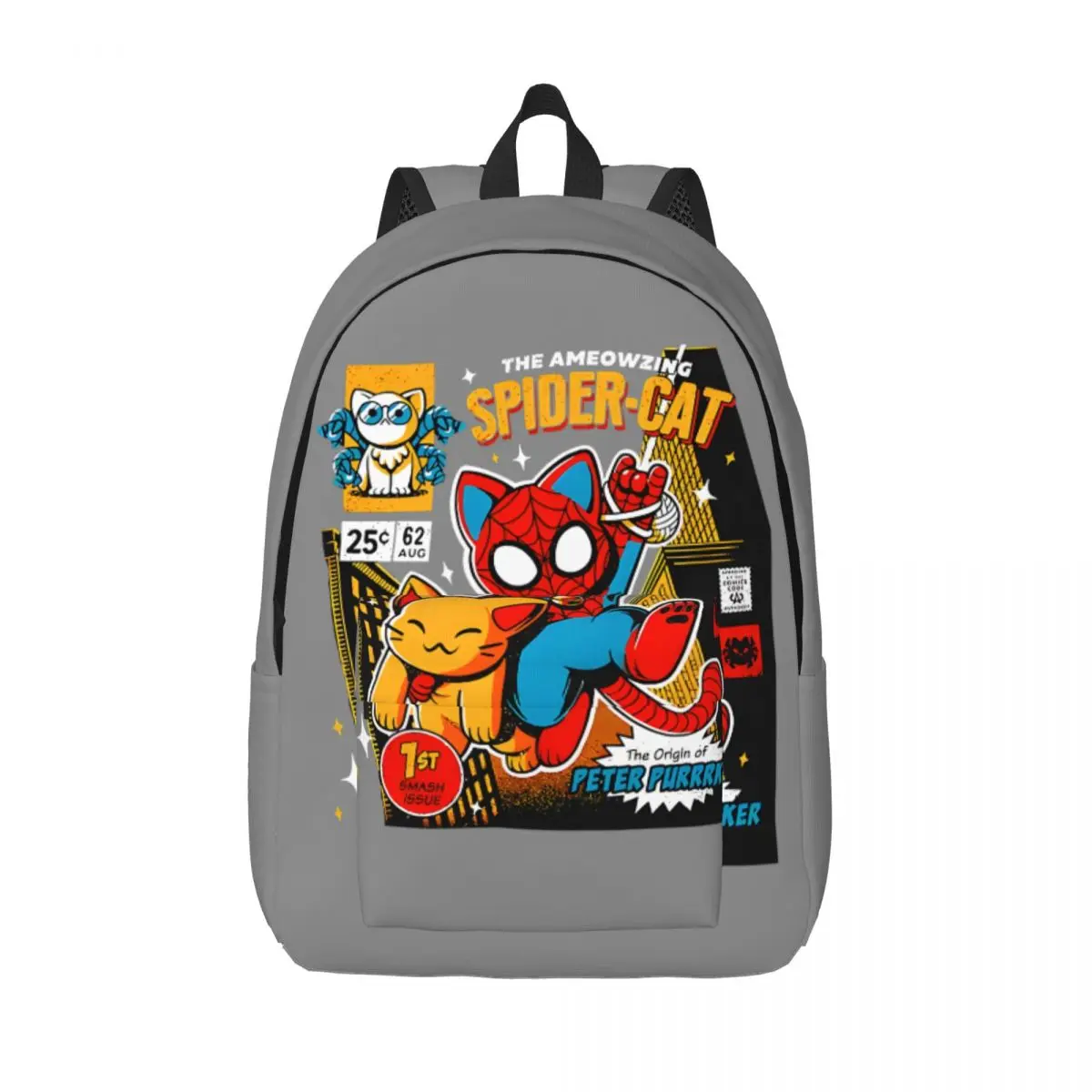 Adjustable Strap The Ameozing Spider Cat T - Spider Cat Hoodies - Cat Kindergarten Bag For Work Large Capacity Marvel Spider-Man