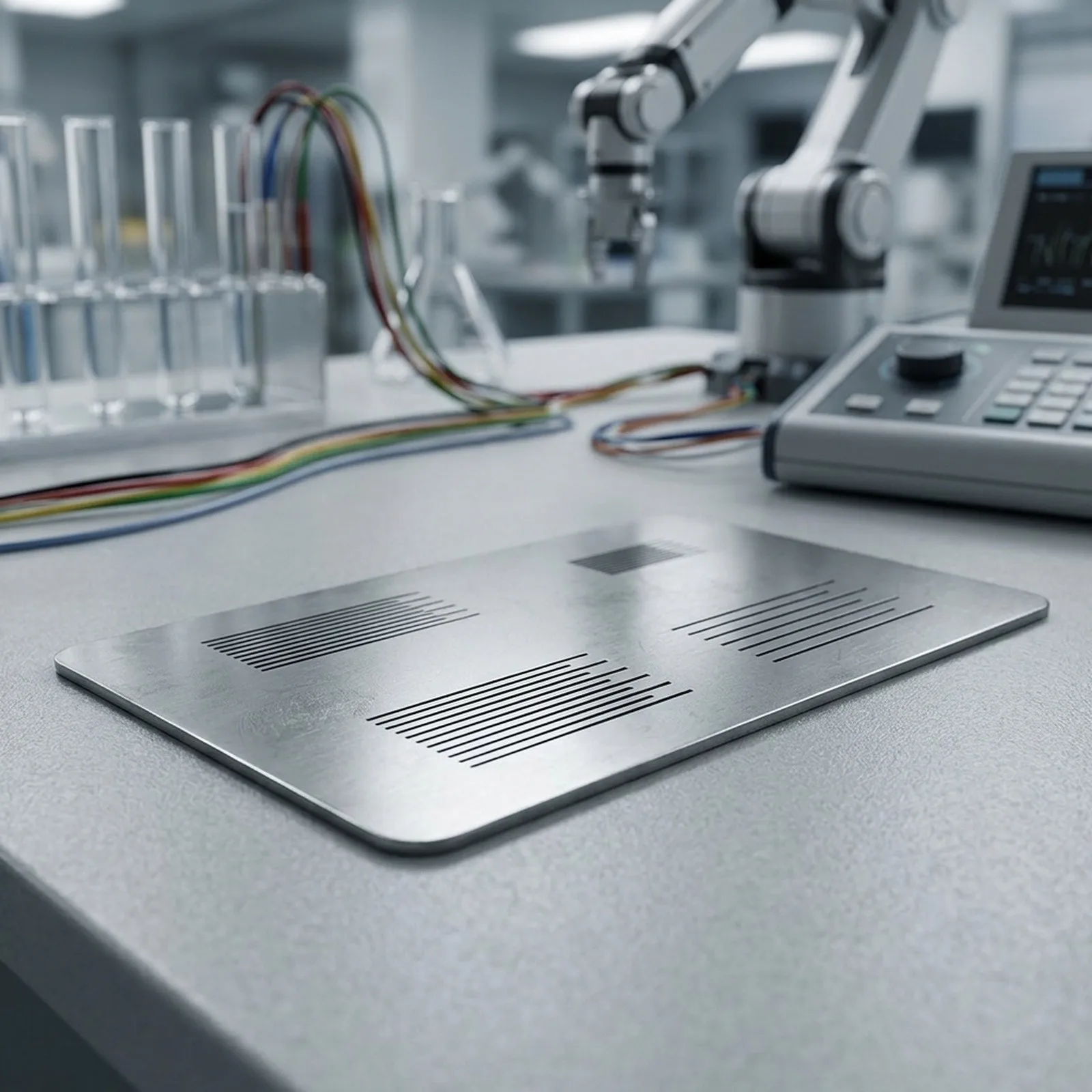 Stainless Steel Scratch Tester Designed for Coating Adhesion Testing with 20 mm to 35 mm Linear Scratch Capability