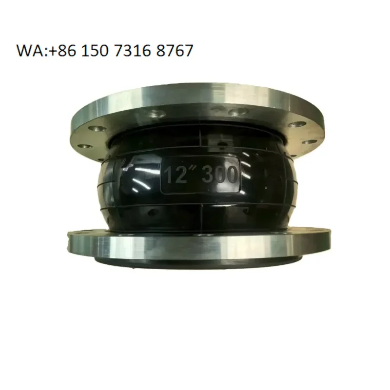 Factory Direct Price Stainless Steel 304 Flange Single Ball Rubber Joint PTFE Lining Tie Rod-Industrial Grade 1 Piece High