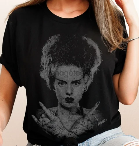 The Bride Of Frankenstein Shirt Punk Metal Grunge T Shirt Unisex S-5Xl