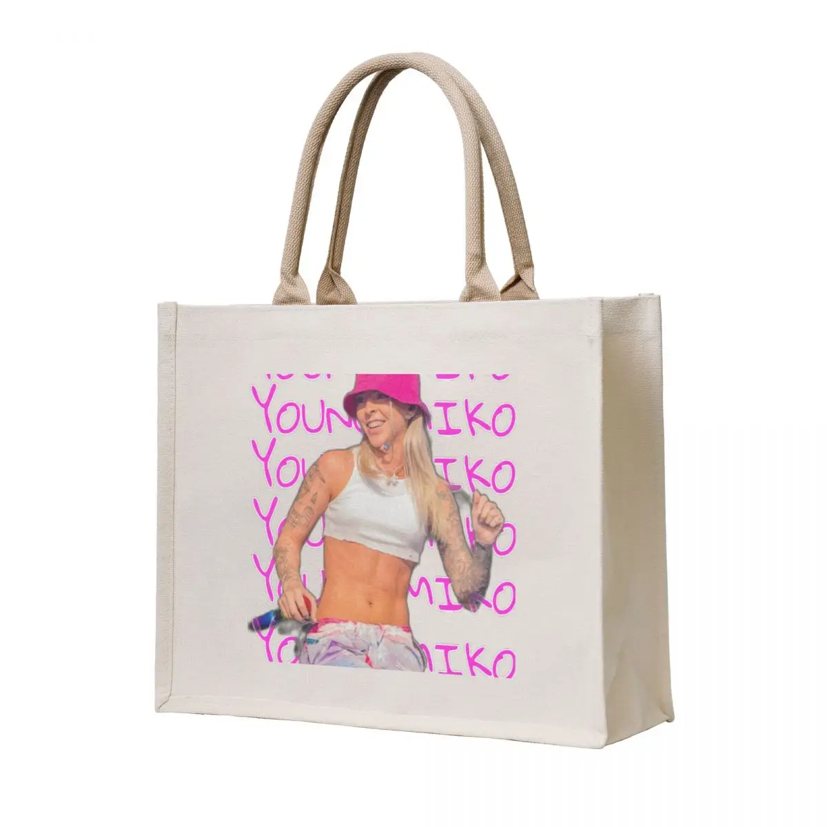 

young miko Tote Bag custom canvas bag shopping cart bags custom fabric bag eco folding