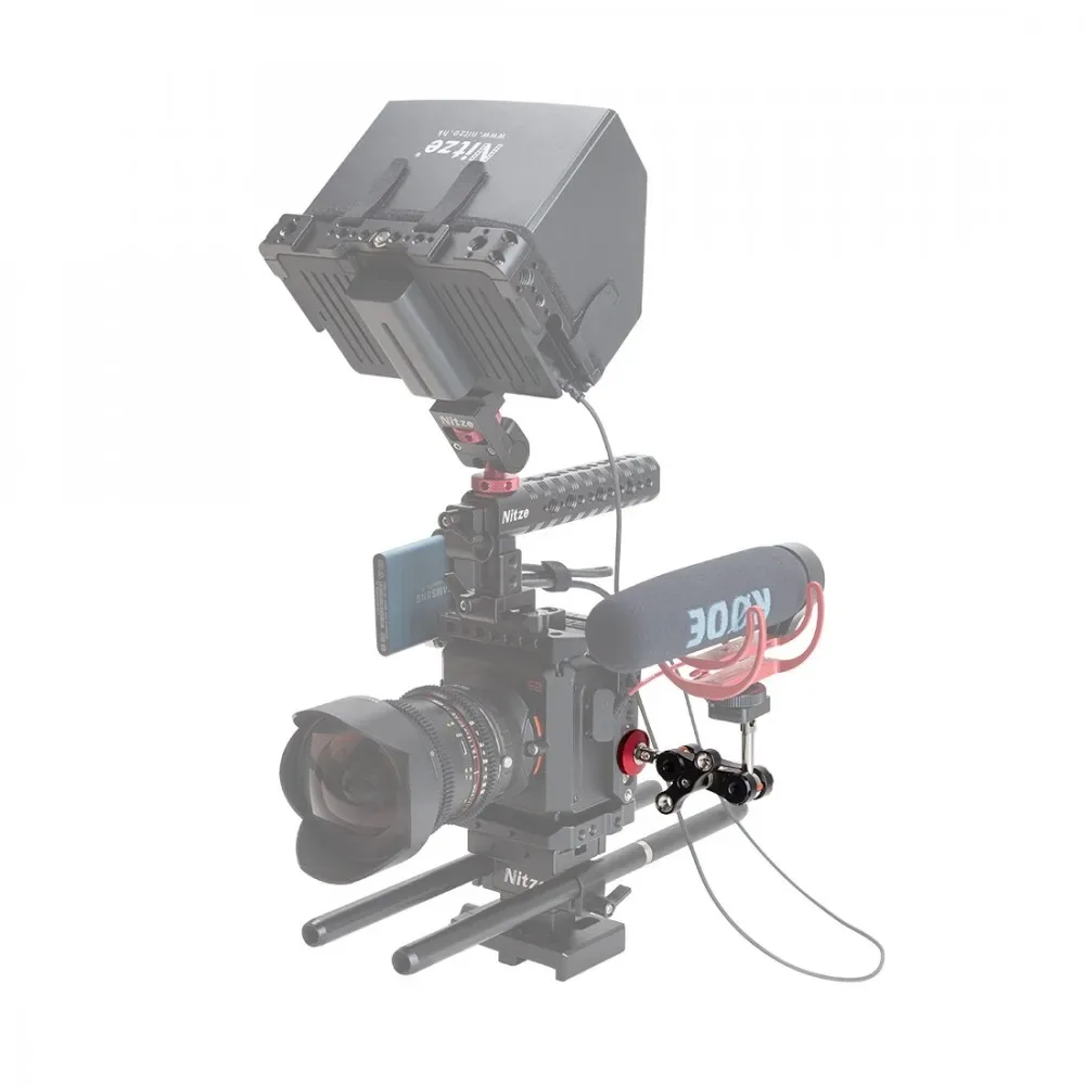 

NITZE DOUBLE BALLHEAD MAGIC ARM (1/4"-20 TO 1/4"-20)