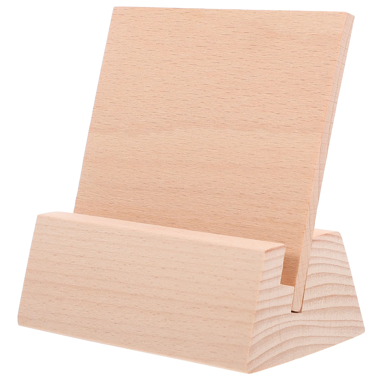 

Wooden Card Display Stand Made of Solid Beech Wood for Calendar Cards Postcards Game Cards Business Name Holders Gift Display