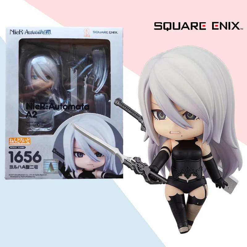 

GSC оригинальная серия Nendoroid No 1656 NieR: Automata A2 аниме Q версия экшн-фигурка модель коллекция орнамент игрушка-сюрприз подарок