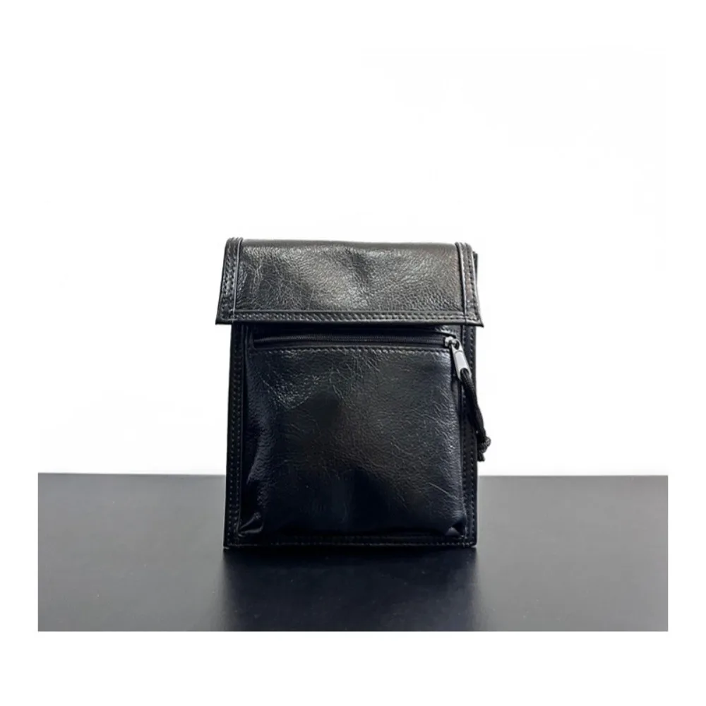 crossbody-pleated-oil-wax-cowhide-women's-bag-clamshell-casual-fashion-drawstring-small-texture-unique-fashion-simple-vertical
