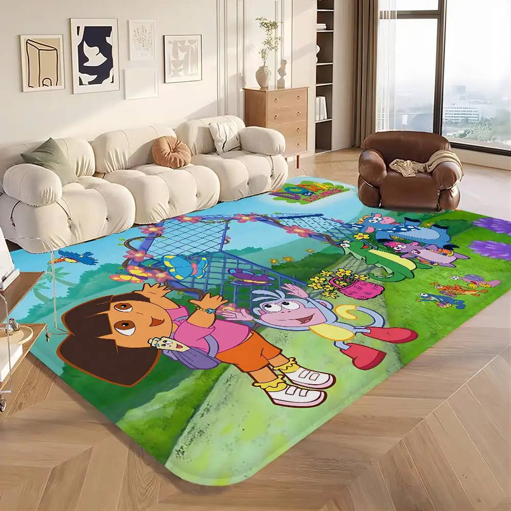 

Funny D-Dora Classic Anime Floor Mat Nordic Style Home Doormat Bathroom-Toilet Mats Bedroom Hotel Decor Mat