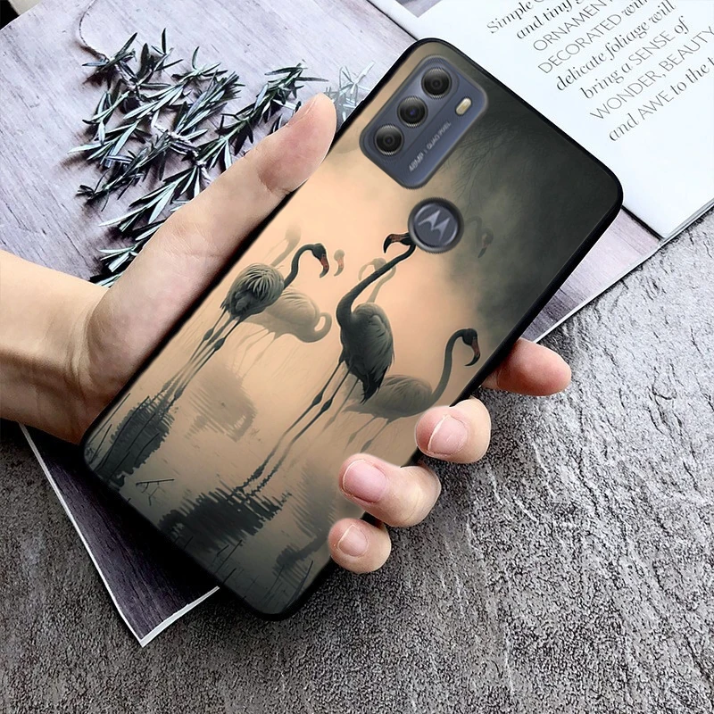 Bird Flamingo Animal Phone Case ForMoto Edge 50 40 Pro Edge 40 30 Ultra Neo Fusion G Power G Stylus G Play E32 E20 E40