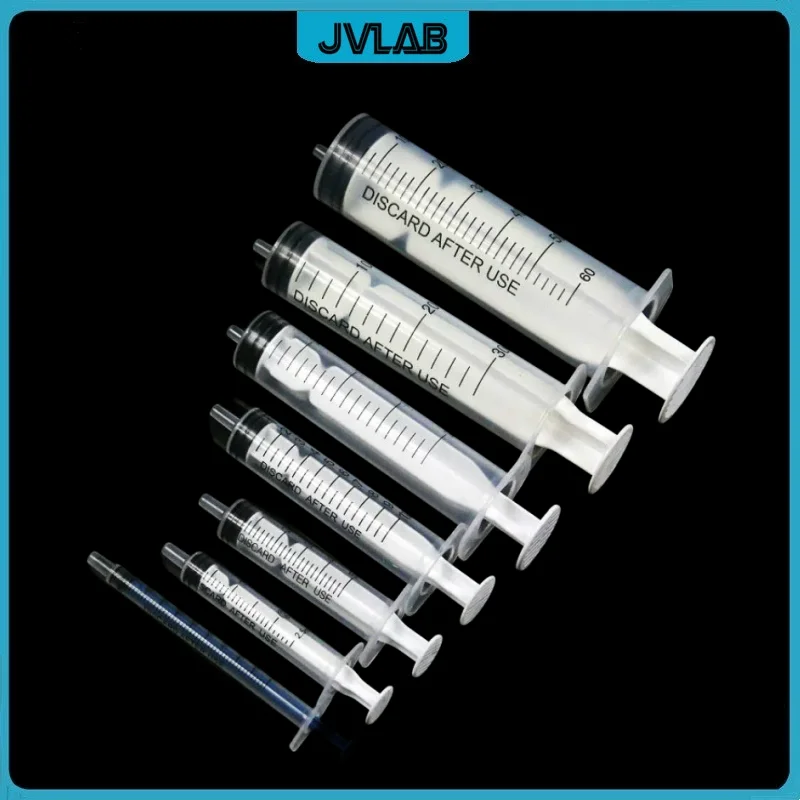 Disposable Plastic Syringe Use With Syringe Filter 1ml/2.5ml/3ml/5ml/10ml/20ml/30ml/50ml Plastic Sample Extractor Injector 1 Pcs