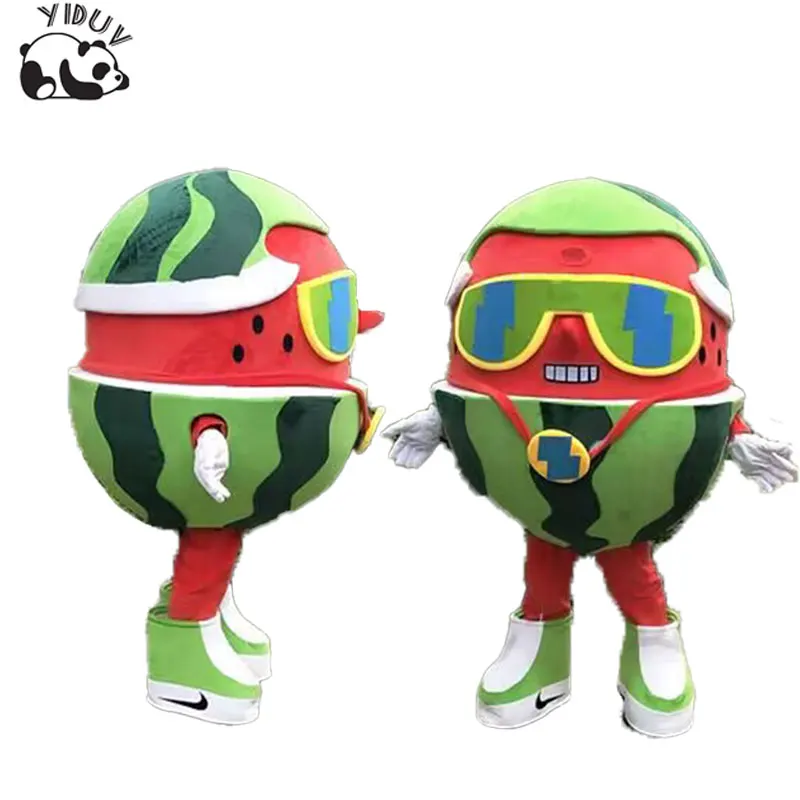 New Funny Watermelon Fruit Cartoon Mascot Costume Adult Party Christmas Halloween Carnival Cosplay Costume