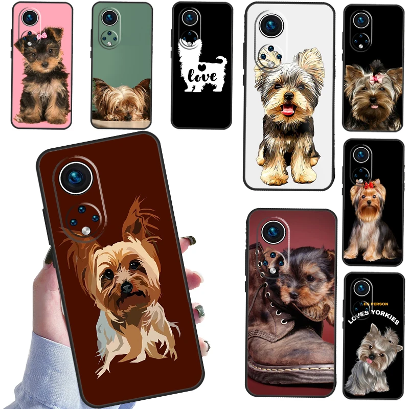 Yorkshire terrier dog Soft Case For Huawei Honor 50 8X 9X 10i P20 P40 Lite P30 Pro P Smart 2019 Nova 9 5T Cover