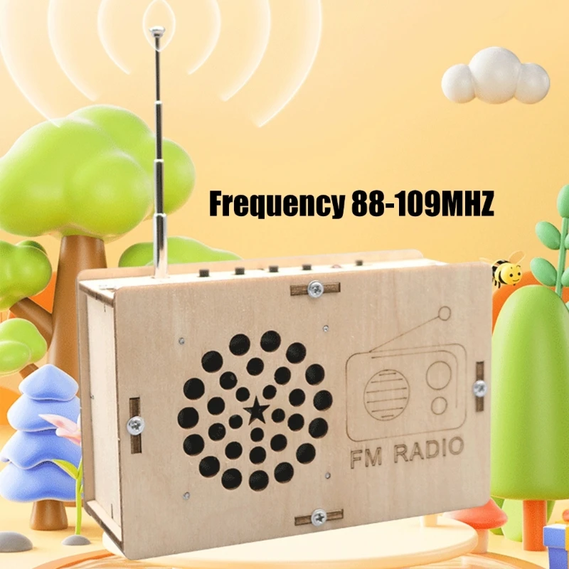 Radio Model Science and Technology Invention Handmade Self-made Assembly Handmade Toys Physics For Children Education