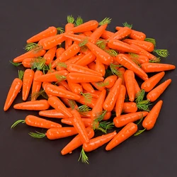 10/25/50Pcs Easter Decoration Simulation Carrot Artificial Mini Foam Vegetable Carrots Easter Ornament Home Decoration Kids Gift