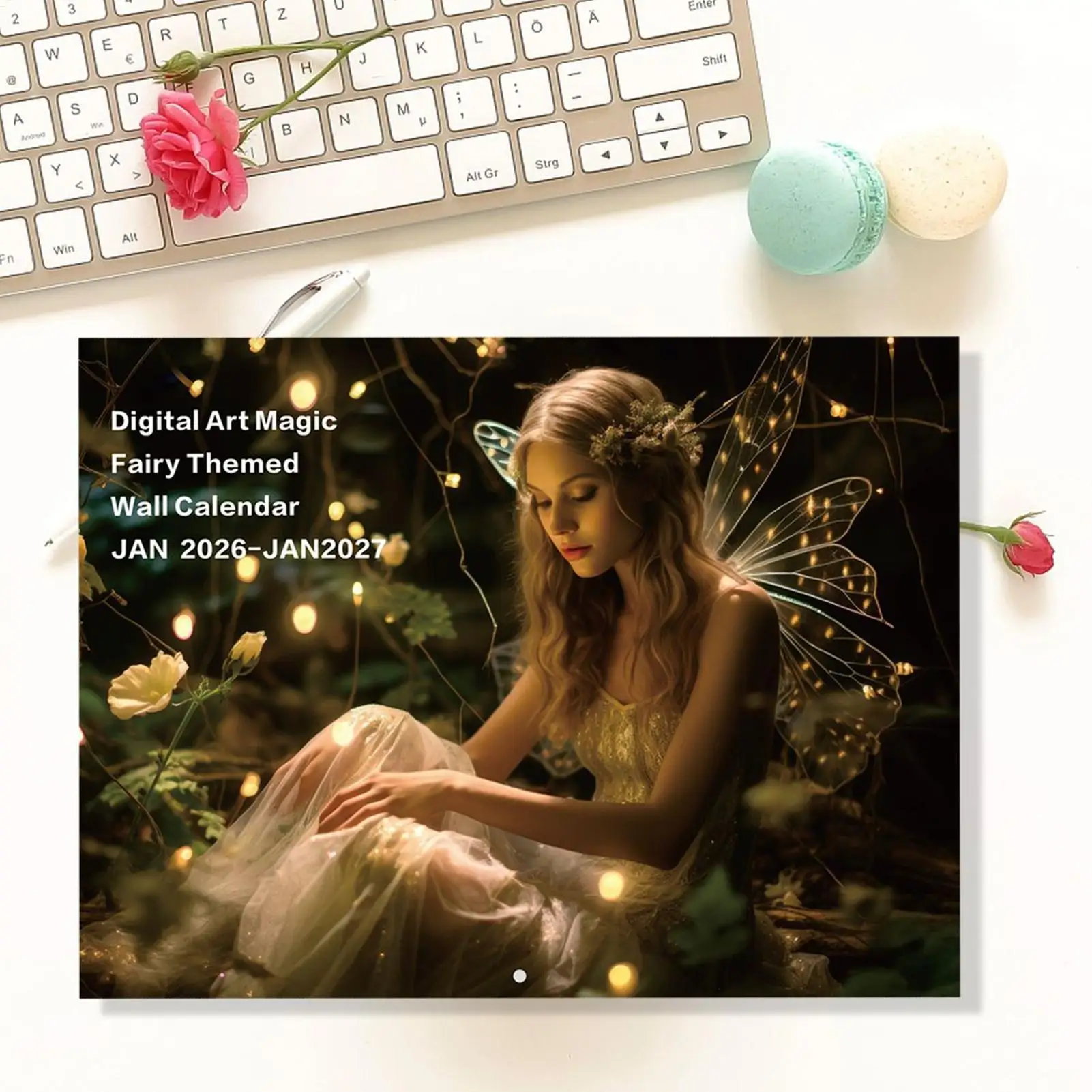 

Fairy Wall Calendar 2026 Enchanting Fairy Princess Calendar 2026 Artistic Home Fantasy Art Mythical Decor for Offices Bedroom