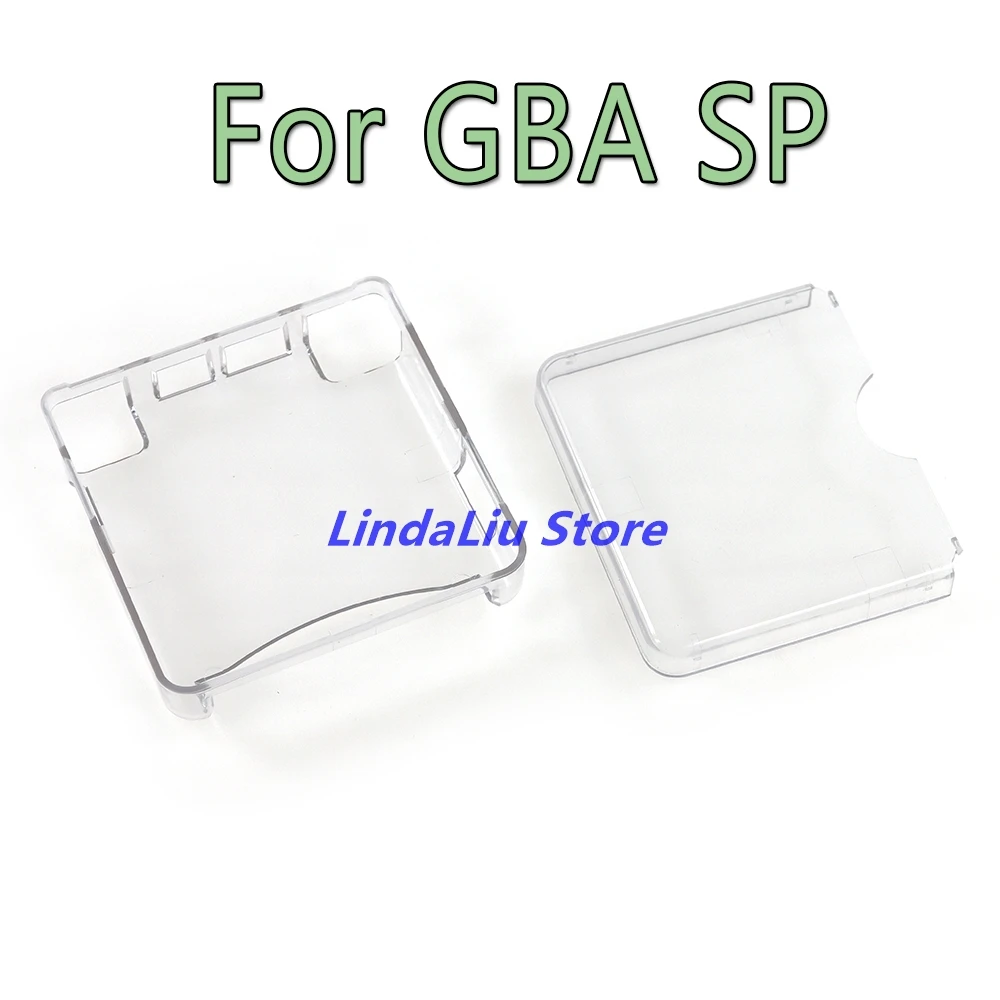 15Sets Clear Crystal Protective Cover Case Shell Housing For GBA SP Game Console Transparent case For Gameboy Advance