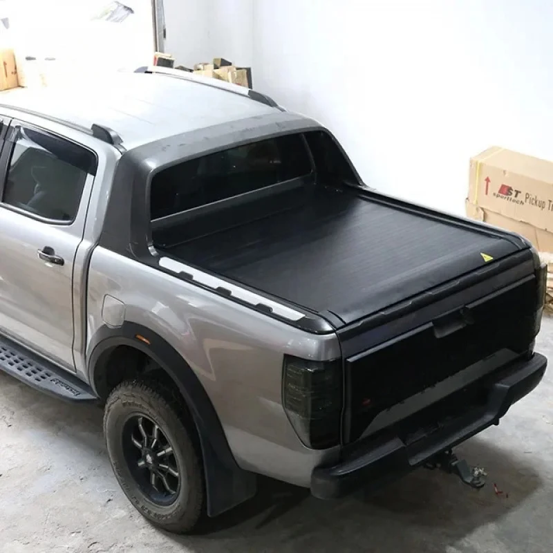 

Aluminum Alloy Waterproof Retractable Tonneau Cover 4x4 Pickup Truck Bed Exterior Accessory