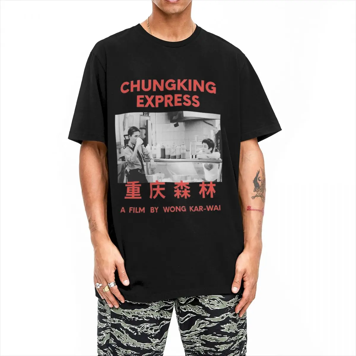 Movie Chungking Express Wong Kar Wai T Shirts Men Women\'s Pure Cotton Hipster T-Shirt O Neck Tees Short Sleeve Clothing Classic