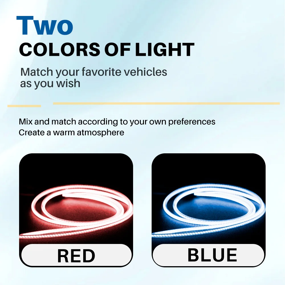 9IMOD 300MM LED Color Light Strips Flexible Cutable LED Color Lamp Lamp Control Switch For SCX24 TRX4M UTB18 1/24 RC Car