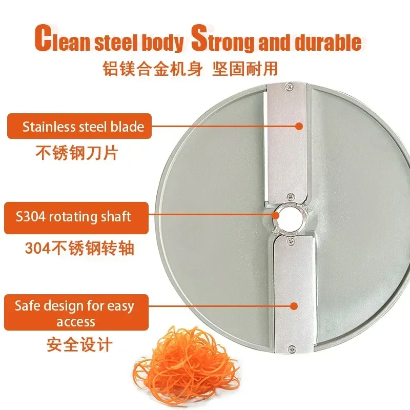 Commercial vegetable cutter canteen hotel kitchen vegetable potato shredding slicer slicer