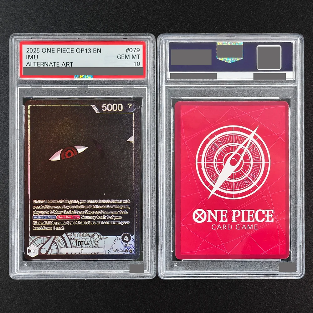 

Self Made OPCG One Piece 10Points Rating Card English Imu OP13-079 LEADER Alternate Art Game Collection Card Toy