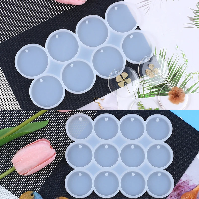 Silicone Resin Molds Set for DIY Keychain Jewelry Casting