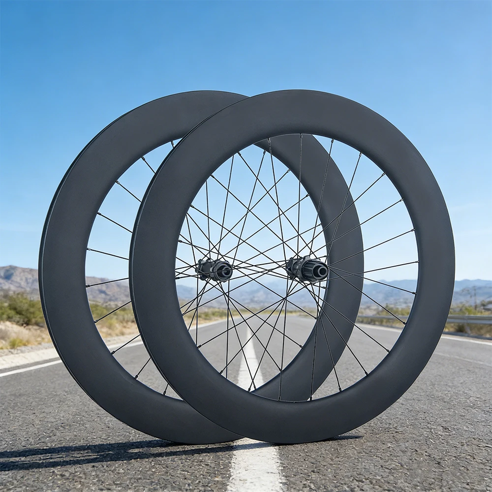 700C 36T Ratchet Deep 32 37 46 75mm Road Gravel Wheelset Ruedas  Carretera Disc Brake 100x12 142x12 Unbranded Carbon Wheels