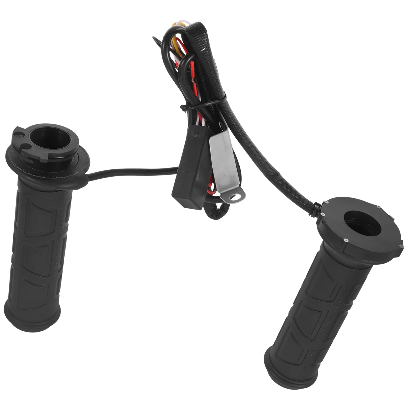 

Heated H Grips Motorcycle ATV 12V Electric Warm Black Multi Temperature Adjustable Winter Riding Accessories