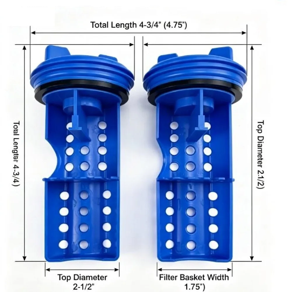 Washer Drain Pump Filter for GE Front Load Washers and Washer Dryer Combos ABS Material Designed for Reliable Drain Performance