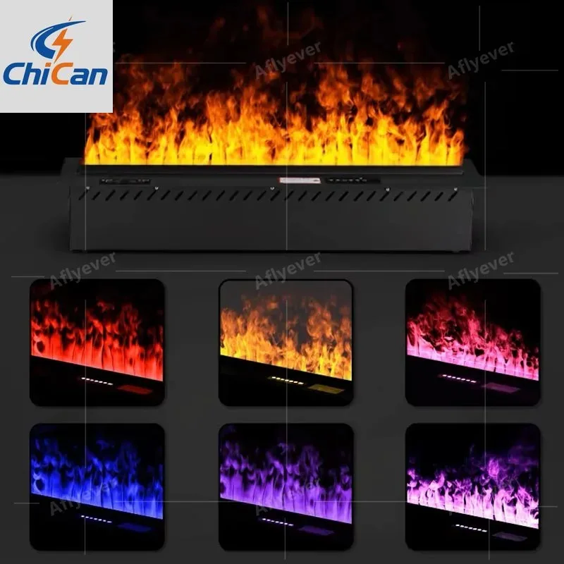 

【Hot】Intelligent water replenishment multi-color atomization fireplace designer luxury home decoration 3D atomization fireplace