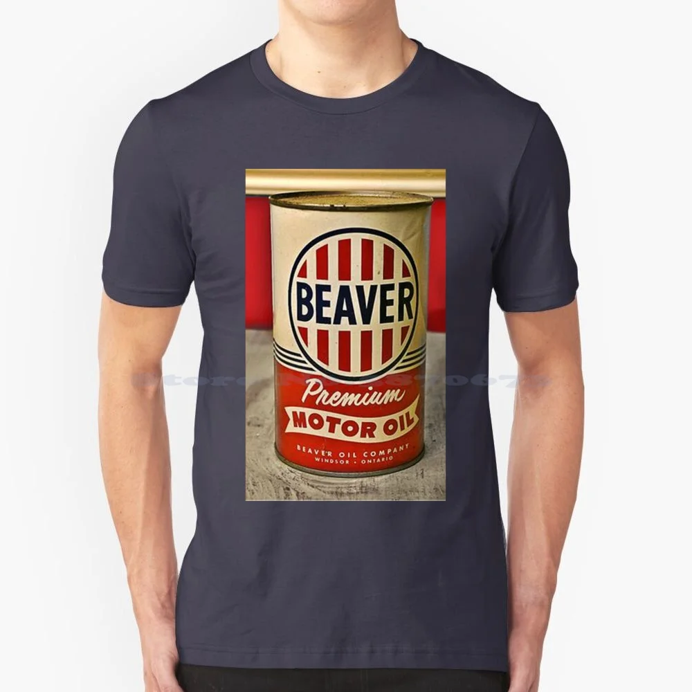 Camiseta de aceite Premium de Castor, 100% algodón, aceite de Motor de castor, cita divertida, Spirit Racing, lubricantes deportivos, lubricante Vintage antiguo y fresco