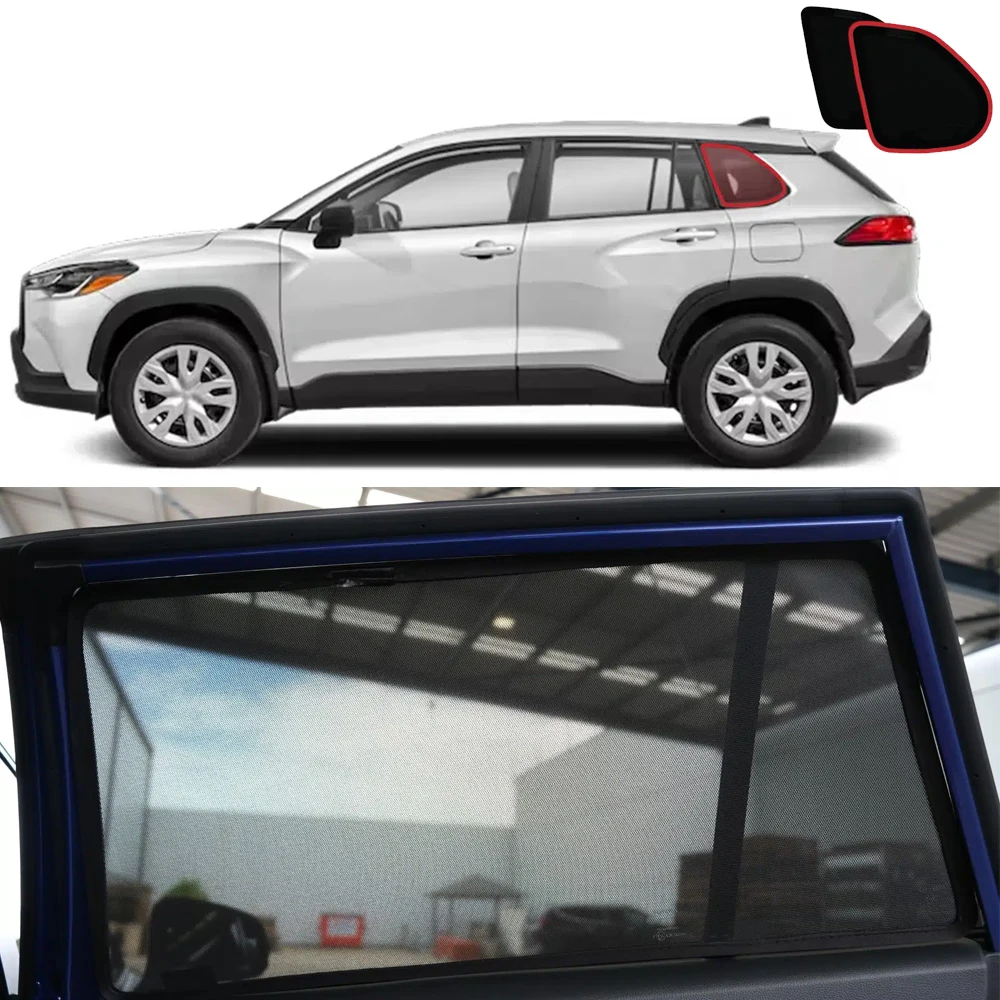 For Toyota Corolla Cross 2020-2024 Magnetic Car Sunshade Shield Front Windshield Curtain Rear Side Baby Window Sun Shade Visor