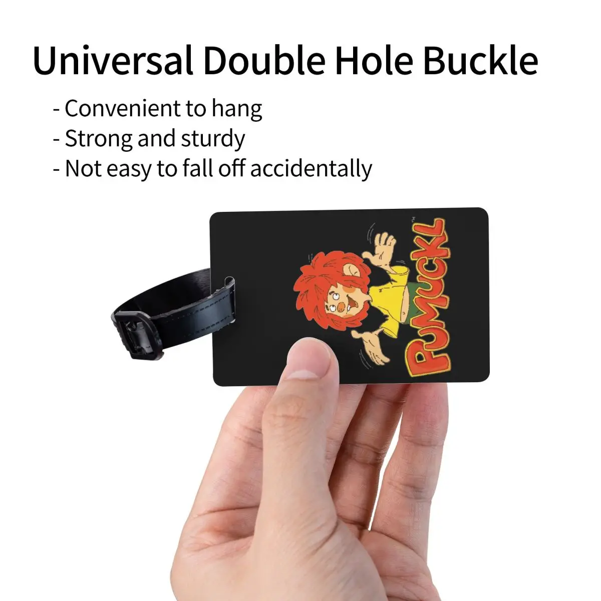 علامات الأمتعة Pumuckl ملحقات حقيبة السفر أزياء الأمتعة الصعود علامة التسمية حامل معرف اسم العنوان #3