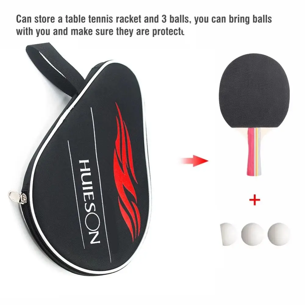 Waterproof Table Tennis Racket Bags Dustproof Professional Ping Pong Storage Bag Protective Case Hand Strap Table Tennis Bag