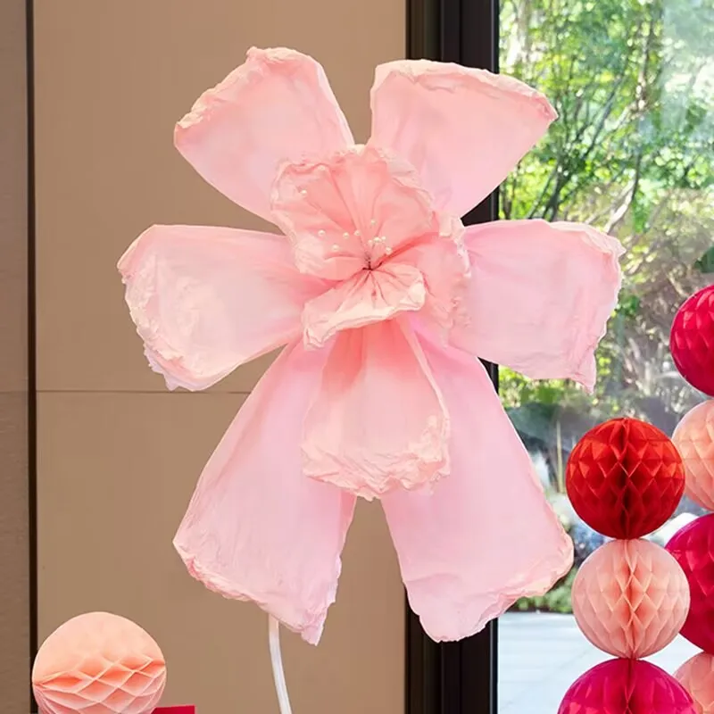 90-inch large flower wedding crepe paper flower three-dimensional artificial flower wedding arrangement background wall party at