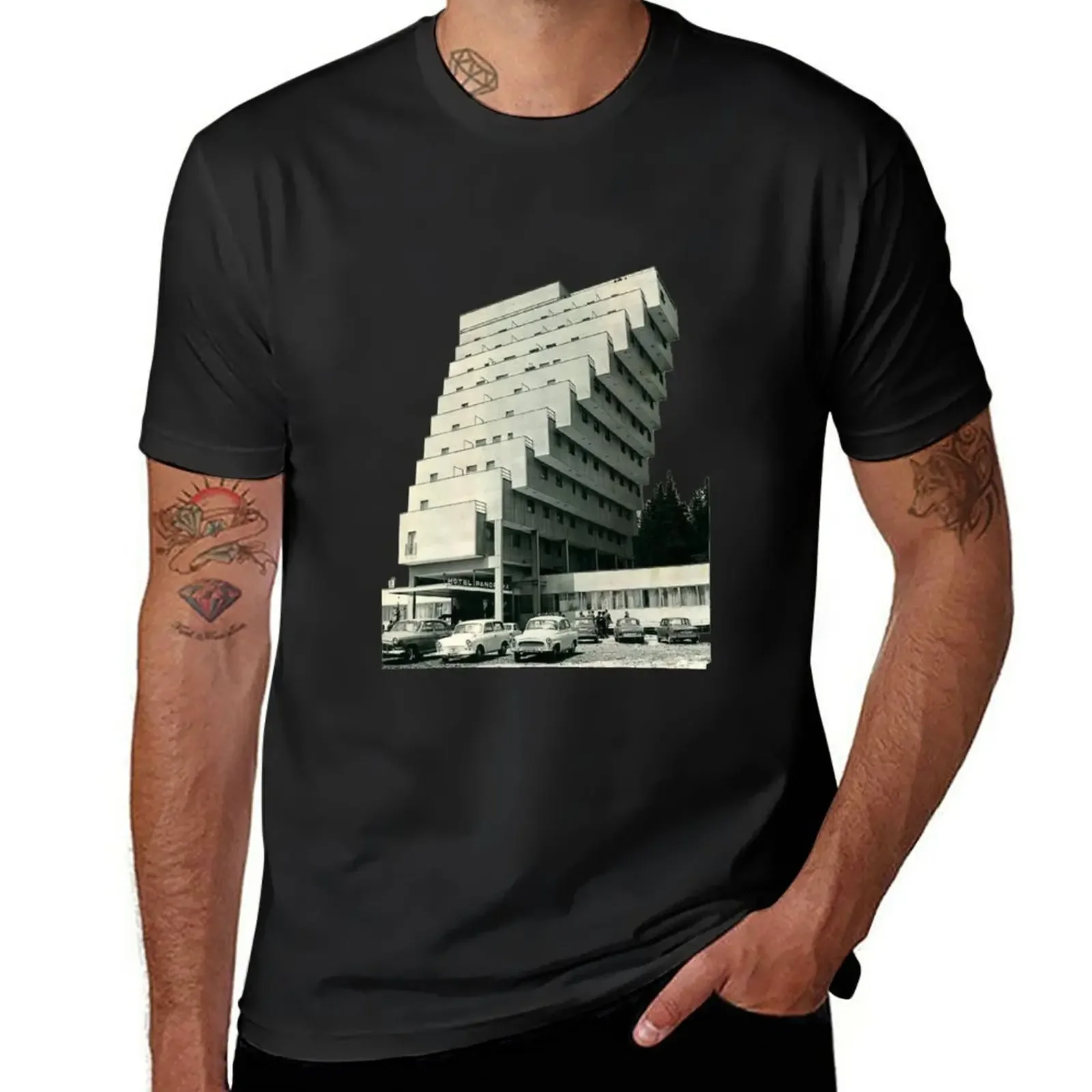 

Hotel Panorama (1970), Slovakia T-Shirt korean fashion animal prinfor boys mens graphic t-shirts hip hop