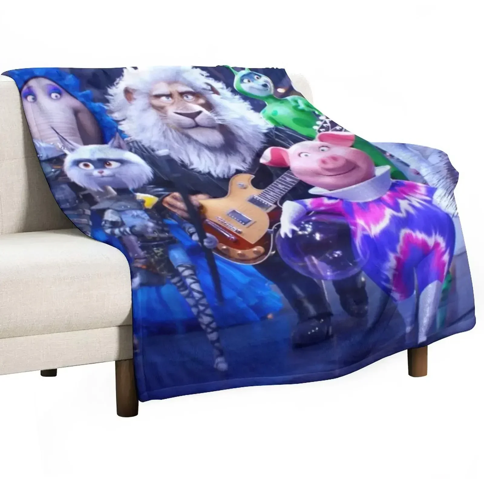 

Sing Two Movie Throw Blanket Cute Luxury Designer Blankets