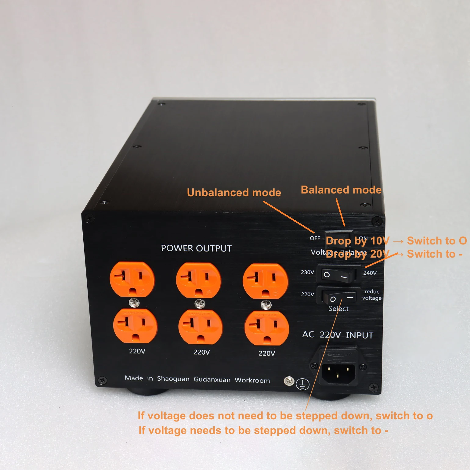 ​​Power Isolator Transformer for Hi-Fi Audio Systems 500W/1000W/2000W/3000W Balanced Power Supply Upgrade Filter