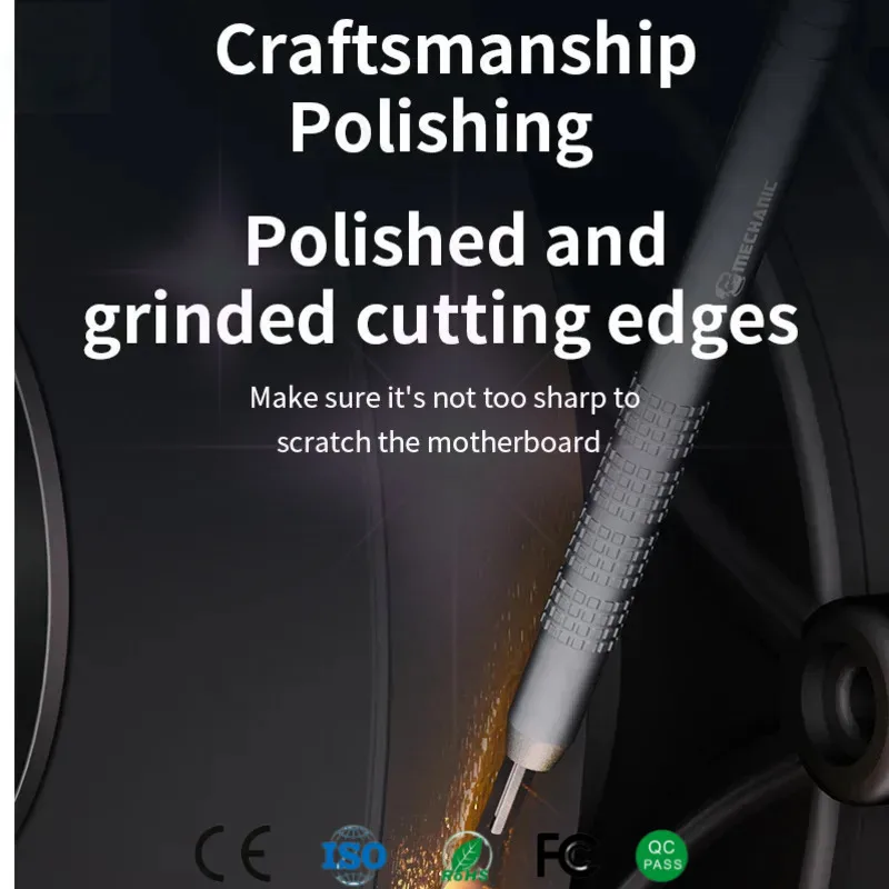 

MECHANIC KH-001 Chip Hard Disk Glue Remover Knife Set Elaborate Balance Hard Soft CPU Glue Pry Knife Quick Disassembly Blade