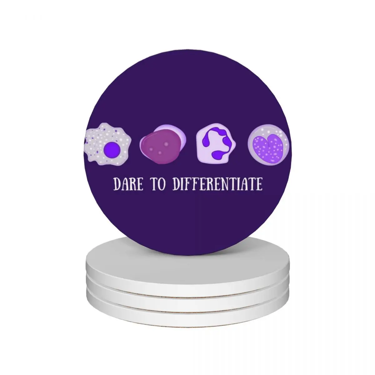 

Dare to Differentiate! Ceramic Coasters (Set of 4) cute kitchen pot for table Coasters