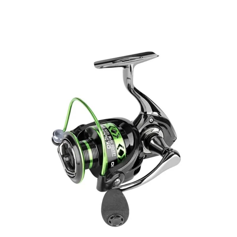 deukio Fishing Reel Spinning All-metal 5.2:1 Speed Ratio Far Throw Fish Wheel DK2000-7000 Luya Reel Freshwater Seawater Dual Use