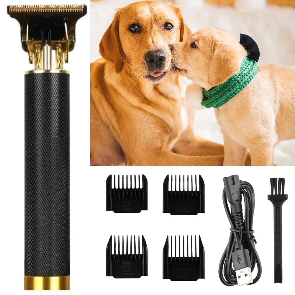 Dog Professional Hair Clipper Electrical Grooming Trimmer for Pets USB Rechargeable Cat Shaver Animals Haircut Machine