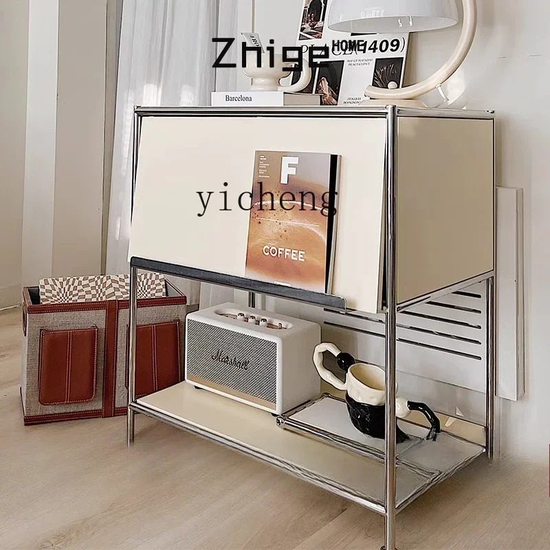 l2 Bedroom Bedside Table Stainless Steel Module Combination Dining Side Home Living Room Storage Cabinet