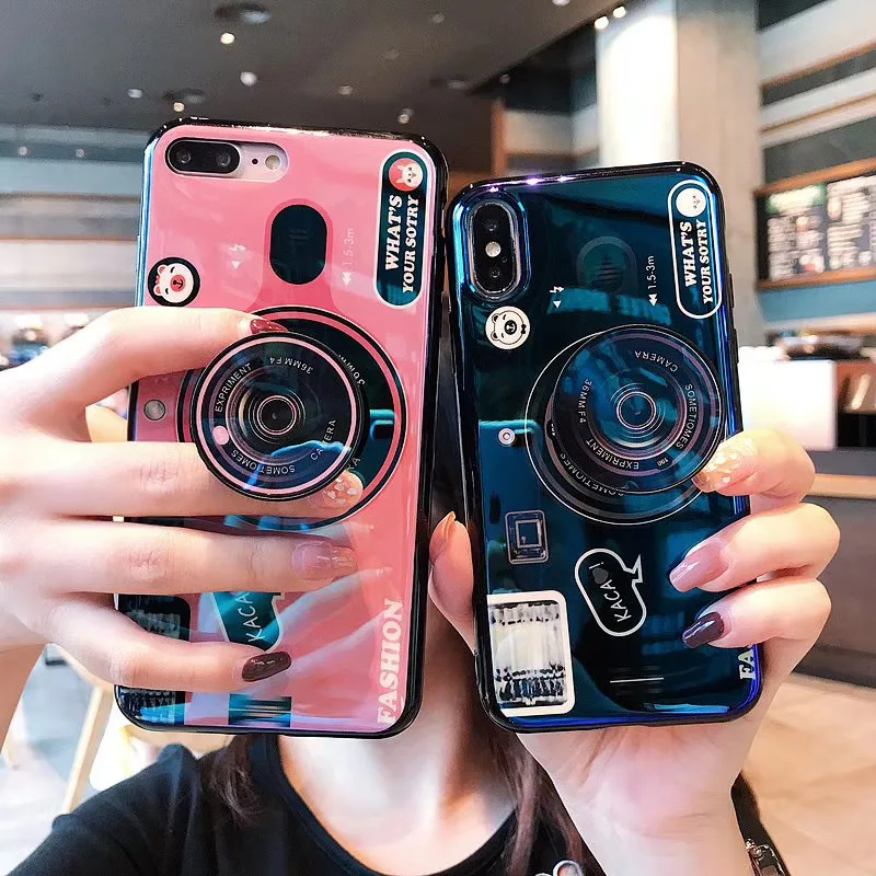 

Samsung phone case suitable for S10 Note 9 personalized blue light camera S7S9S8Plus creative S10E protective case