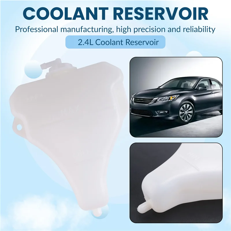 Botella 19101RAAA00 del tanque de expansión del desbordamiento del refrigerante del radiador A45F para Honda Accord 2.4L 03-07