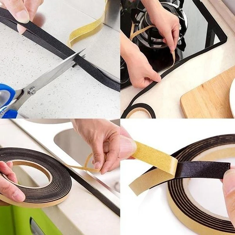 Bathroom Kitchen Shower Water Proof Mould Proof Tape Sink Bath Sealing Strip Tape Self Adhesive Waterproof Adhesive To