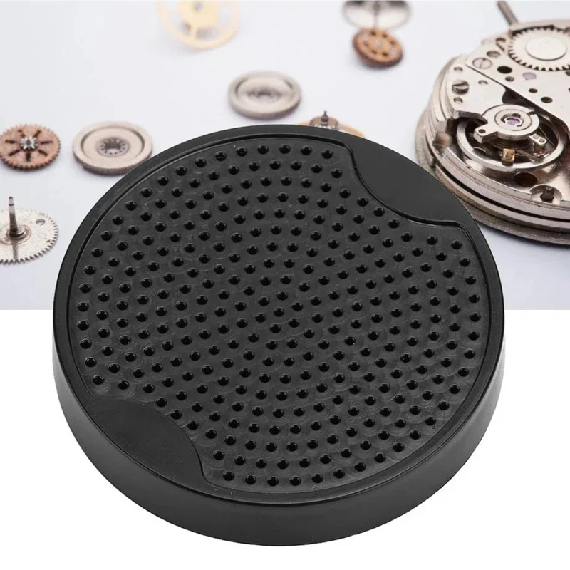 Black Plastic Watch Dial Support Professional Watch Dial Feet Placing Plate Base Holder Watch Repair Tool Accessories