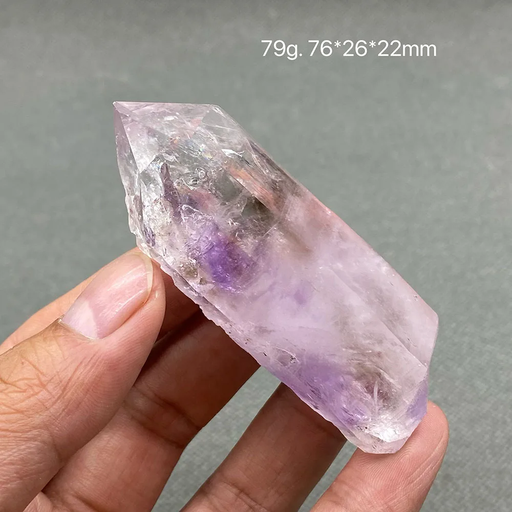 

100% Natural Namibian Phantom Amethyst Rough Quartz Mineral Healing Crystal