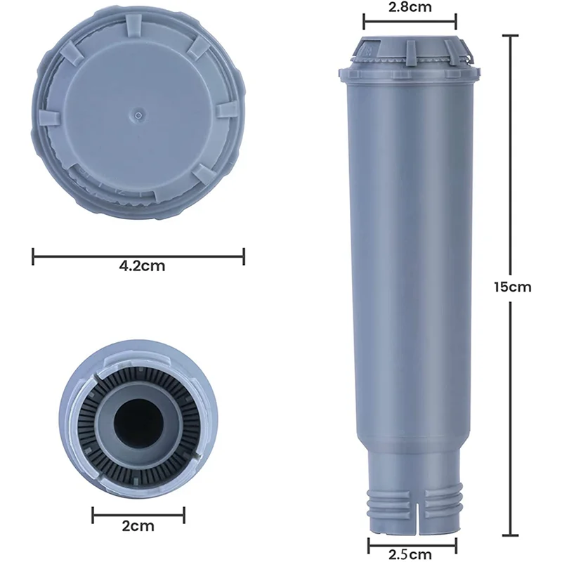 2 cartuchos de filtro de água da máquina de café dos pces para melitta, krups claris f088, nivona máquinas de café automáticas vendas de filtro de água
