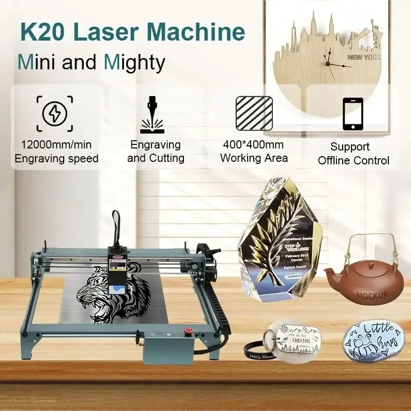 K20 20W High Quality Cabinet Marking Machine For Metal Engraving