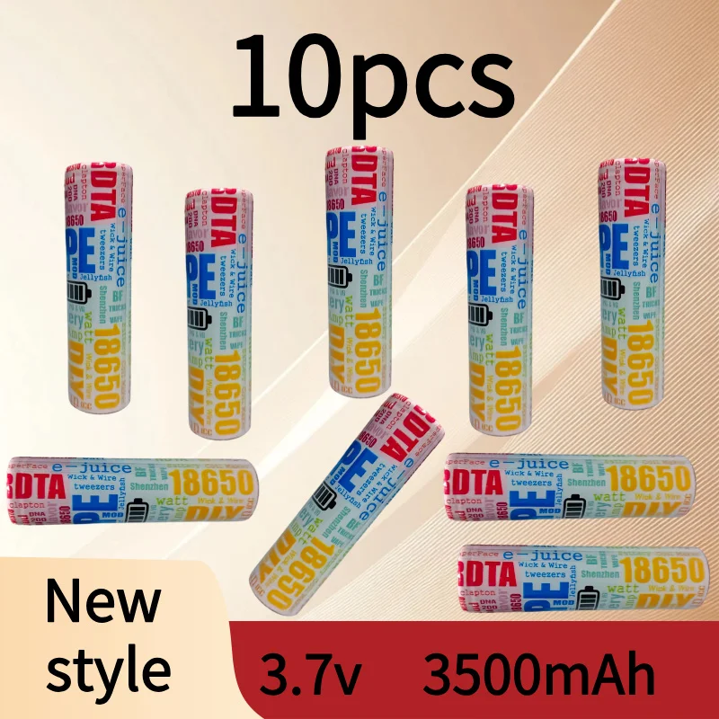 

2025 Customized new 18650 rechargeable lithium battery 3.7v 3500mAh 5C full capacity large capacity electric vehicle power tools